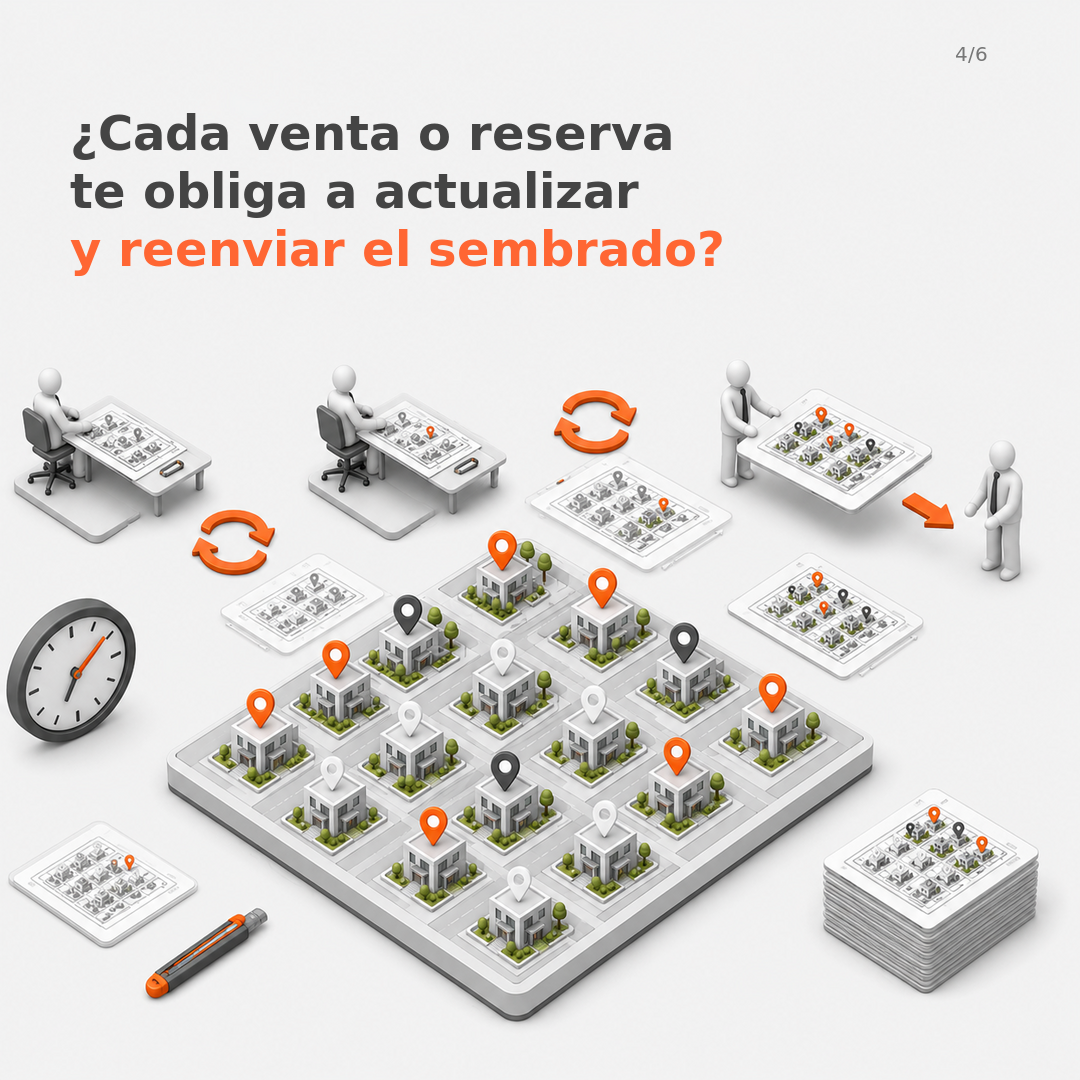 ¿Cada venta o reserva te obliga a actualizar y reenviar el sembrado?